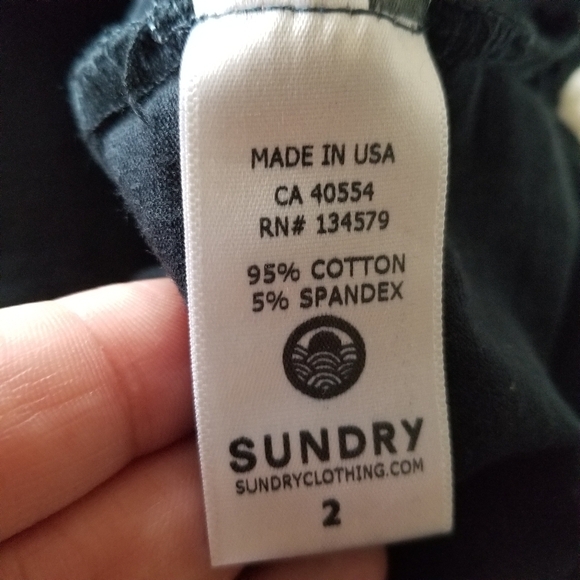 Sundry | Short Sleeve Maxi w/ Slits - Picture 6 of 8